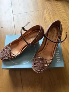 Nine West ウェッジソールサンダル ブラウン 7Mのサムネイル