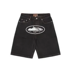 Corteiz Alcatraz Denim Shorts - Black - メルカリ