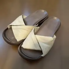リゲッタサンダル ベージュ ブラウンのサムネイル