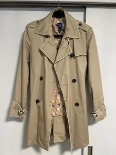 GAP ベージュ ダブルブレスト トレンチコート　送料無料