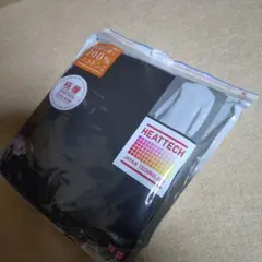 極暖ヒートテックコットンモックネックT/9分袖　グレーS