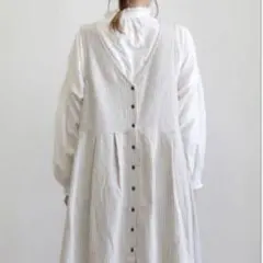 サマンサモスモス 前後着ジャンパースカート(ストライプ)