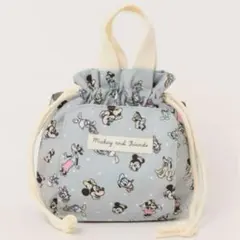 新品タグ付き　ディズニー　ミッキー　ミニー　おむつ巾着ポーチ