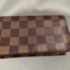 【新型】ルイヴィトン ダミエ　ポルトモネ ビエ トレゾール　財布 折り財布