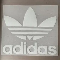adidas アイロンプリントシート ホワイト