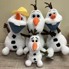 3F アナと雪の女王 オラフ ぬいぐるみ 4体セット まとめ売り ディズニー