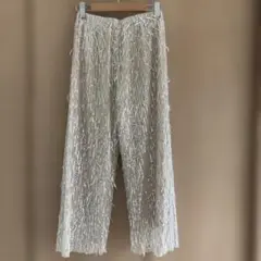 ZARA ビーズ装飾 ワイドパンツ 134cm