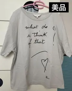 To b by agnes b. メッセージTシャツ 半袖 サイズ38のサムネイル
