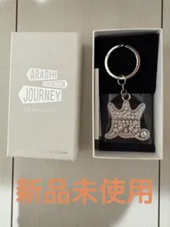 嵐を旅する展覧会　スワロフスキーキーホルダー　シルバー