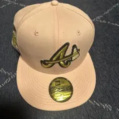 NEW ERA 59FIFTY ピンクアトランタ・ブレーブスキャップ 7 3/8
