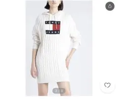 TOMMY JEANS ケーブルニットワンピース Sサイズ