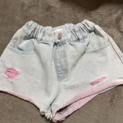 BABYDOLL 半ズボン 120cm デニムピンク