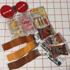 タイトー限定 ミニチュアキーホルダー 餅飴ミニ　プラバルーン　ベビースター