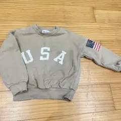 美品⭐︎USA トレーナー　スウェット90 PICHI ピーチ　リンクコーデ