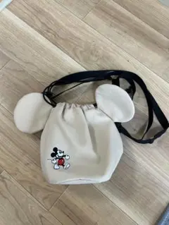 ミッキーマウス耳付きショルダーバッグ