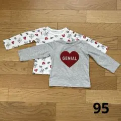 95 長袖Tシャツ ロンＴ　まとめ売り 西松屋 保育園 女の子