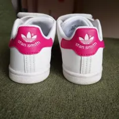 adidas Stan Smith キッズ用 スニーカー ホワイト/ピンク