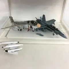 戦闘機模型 完成品 2機セット F-15 イーグル 他 ダイキャスト風 ケース