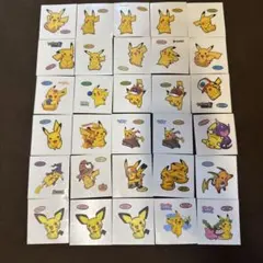 【ピカチュウ系】ポケモンパンシール 30枚セット