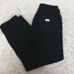 極美品　大きいサイズ　Danton ダントン　ワイドイージーパンツ　ブラック