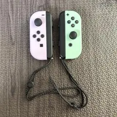 純正Nintendo Switch ジョイコン パステルパープル　グリーン