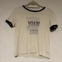 MOUSSY プリント半袖Tシャツ