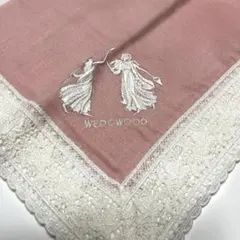 WEDGWOOD レース刺繍ハンカチ