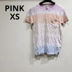 早い者勝ち✨️PINK 【XS】グラデーション Tシャツ 半袖シャツ カラフル