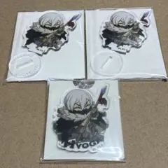 Dr.STONE アクリルスタンド　キーホルダー　氷河　3点セット