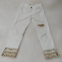Desigual Exotic Jeans ホワイトデニム 刺繍 ビジュー 28のサムネイル