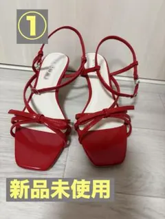Chico ストラップリボンサンダル レッドのサムネイル