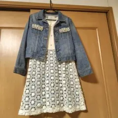 2回着用 美品 チェスティ 刺繍 ワンピース