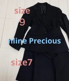 洋服の青山　nline Precious ビジネススーツ黒ストライプ