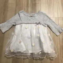petit main チュールトップス 90