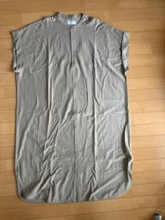 【美品】OPAQUE.CLIP シャツワンピース ベージュ Lサイズ