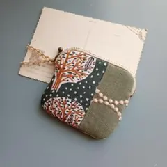 ハンドメイドポーチ　ミナペルホネン