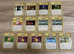 旧裏ポケモンカード トレーナーカード 12枚セット - メルカリ