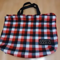 LOWRYS FARM チェック柄トートバッグ