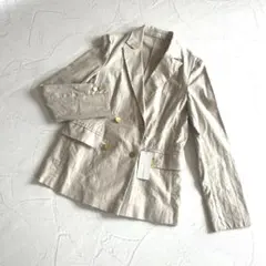 a.v.v standard ゴールドボタン ジャケット リネン混 M 未使用