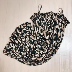 H&M♡レオパード柄マキシワンピL♡美品♡夏コーデ♡海外旅行♡エイチ&エム♡