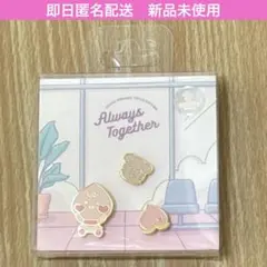 twice コラボ　モモ　ピンバッジ　アピーチ　kakao friends