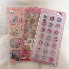 正規品 ハローキティ シールセット ドロップジェリー おはじき ウォーター