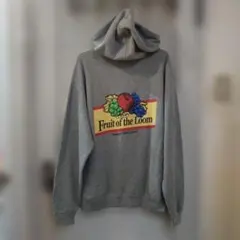 ✥Fruit of the Loom・杢グレーパーカー✥