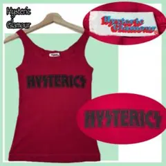 ✨美品✨ヒステリックグラマー タンクトップ ロゴ グリッター プリント