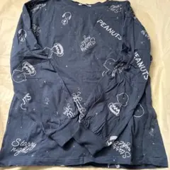 PEANUTS スヌーピー 長袖カットソー S