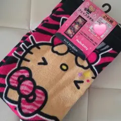 ハローキティ 日焼けキティ フェイスタオル しまむら 2枚セット♡新品♡