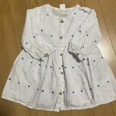 H&M 長袖 ワンピース 74cm