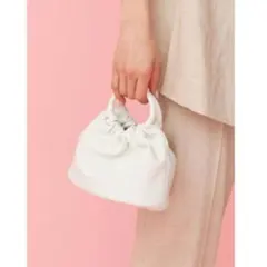 Ungrid　ギャザーミニハンドバッグ