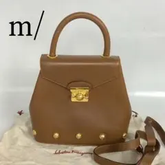 Salvatore Ferragamo フェラガモ レザー 2way ハンド
