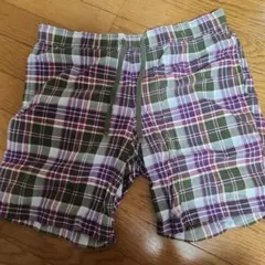 UNIQLO チェック柄ショートパンツ Mサイズのサムネイル